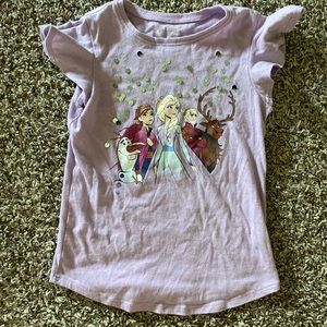 Frozen purple jumping beans shirt.